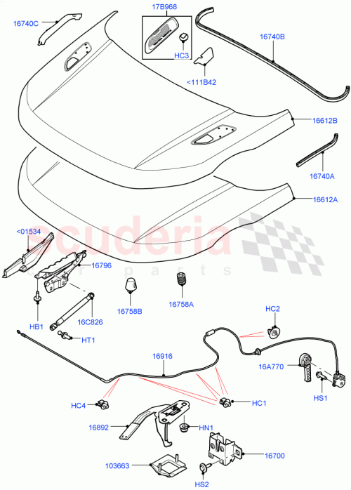 Part Diagram for Land Rover LR000061