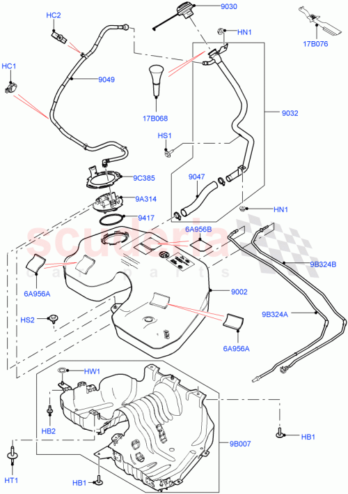 Part Diagram for Land Rover LR044702