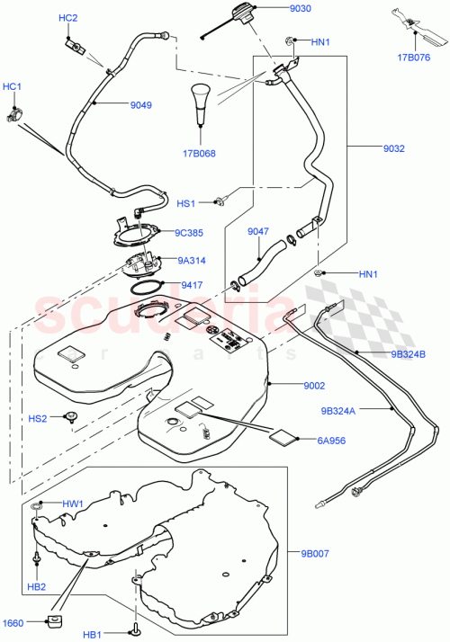 Part Diagram for Land Rover LR051672