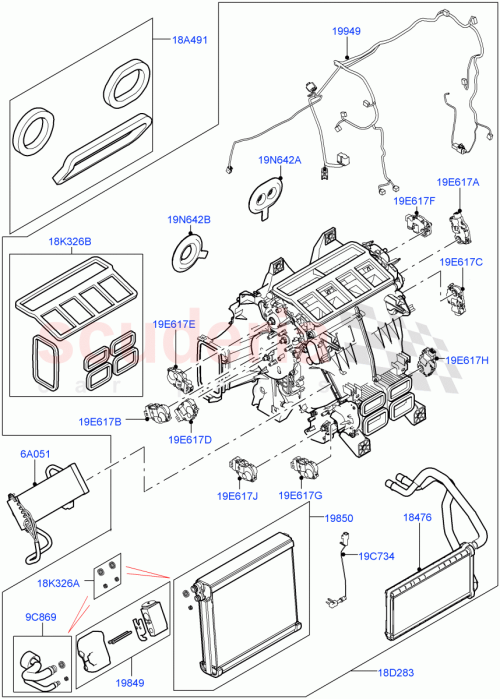 Part Diagram for Land Rover LR082163