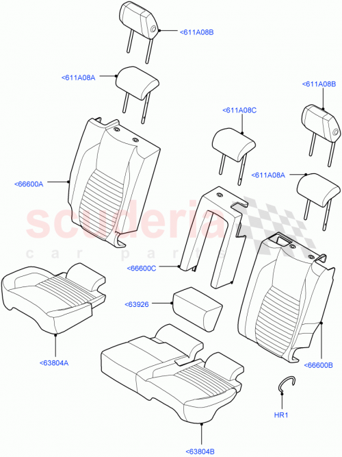 Part Diagram for Land Rover LR127052