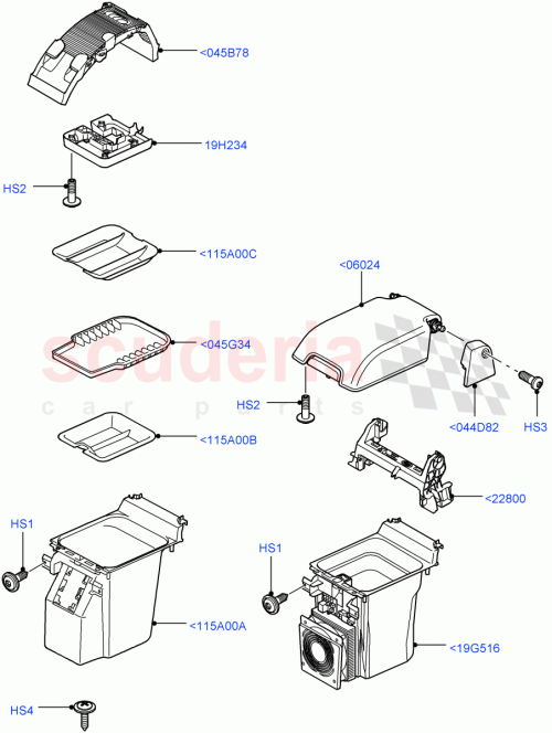 Part Diagram for Land Rover FJB500023SMS