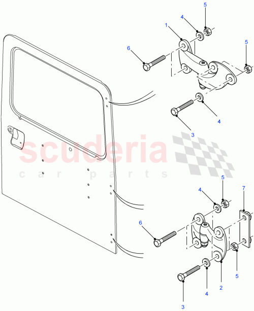 Part Diagram for Land Rover BHB710100