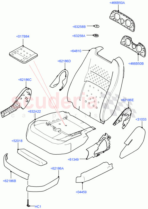 Part Diagram for Land Rover LR133516