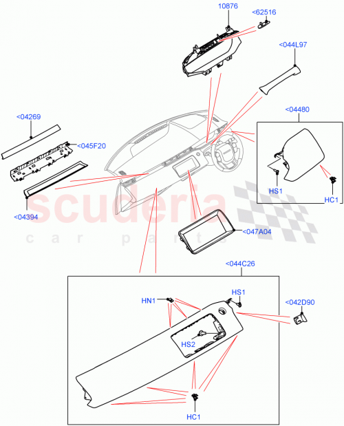 Part Diagram for Land Rover LR115287