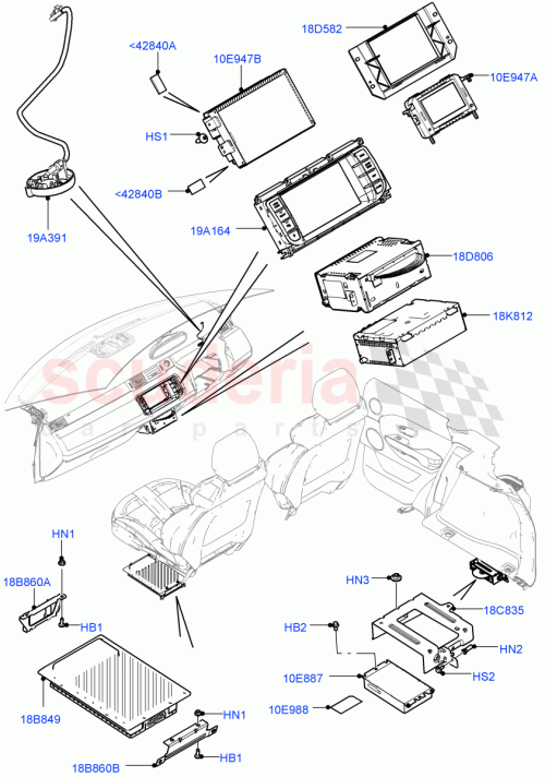 Part Diagram for Land Rover LR133672