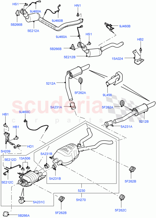 Part Diagram for Land Rover LR016221