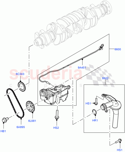 Part Diagram for Land Rover LR164061