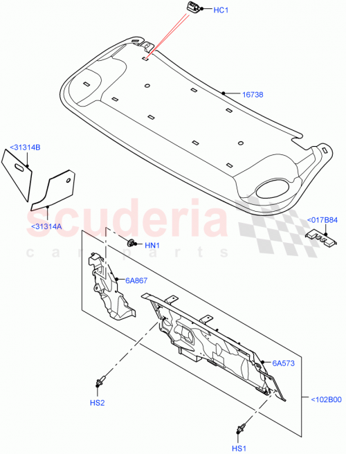 Part Diagram for Land Rover LR114222