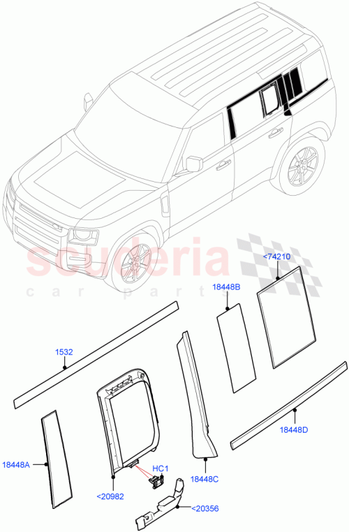 Part Diagram for Land Rover LR130228