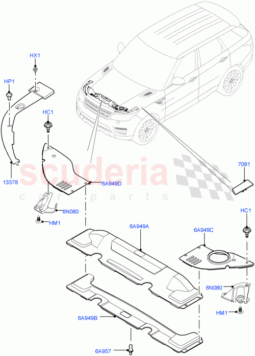Part Diagram for Land Rover LR054346