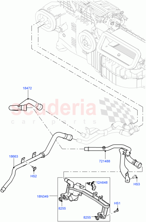 Part Diagram for Land Rover LR061621