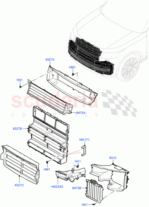 Part Diagram for Land Rover LR152626