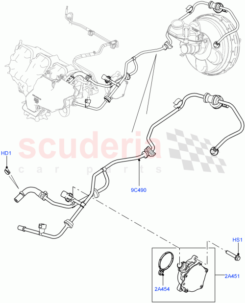 Part Diagram for Land Rover LR057830