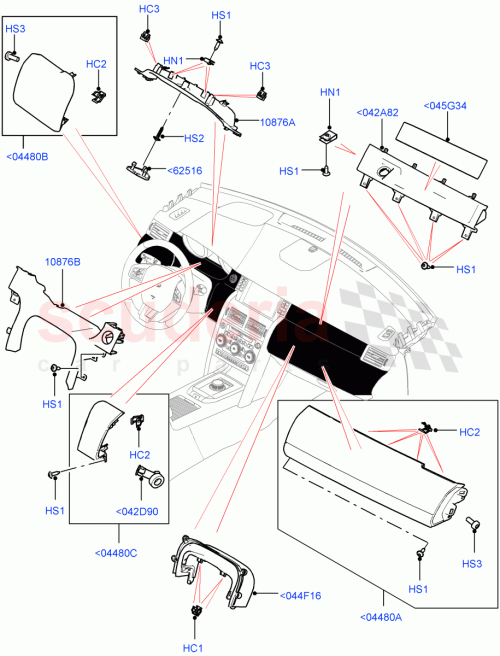 Part Diagram for Land Rover LR085453