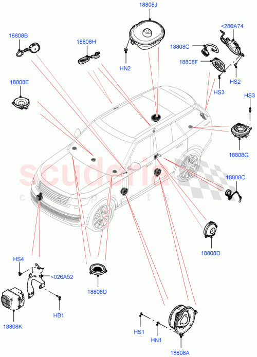 Part Diagram for Land Rover LR151883