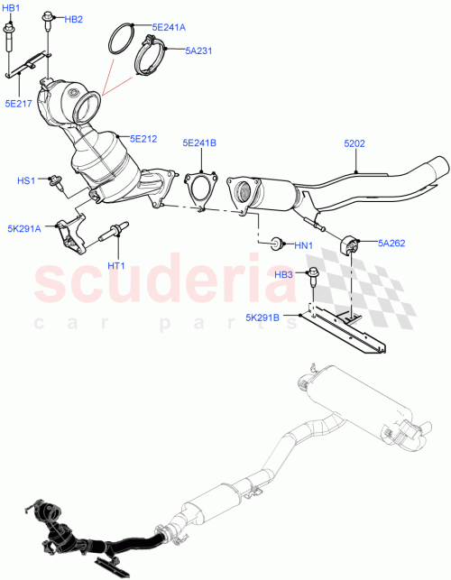 Part Diagram for Land Rover LR116133