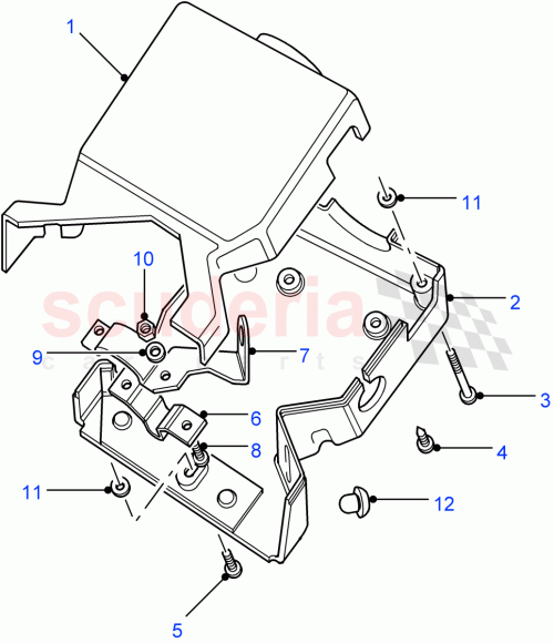 Part Diagram for Land Rover LR055929