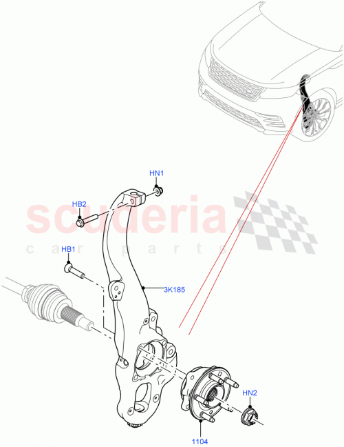 Part Diagram for Land Rover LR090515
