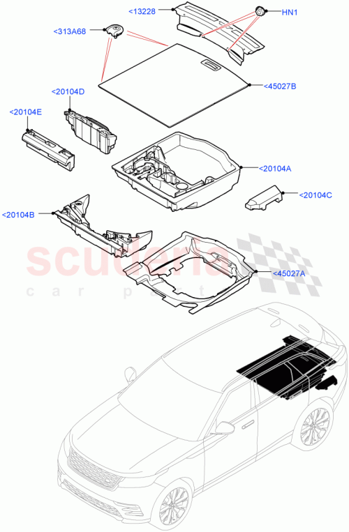 Part Diagram for Land Rover LR091512