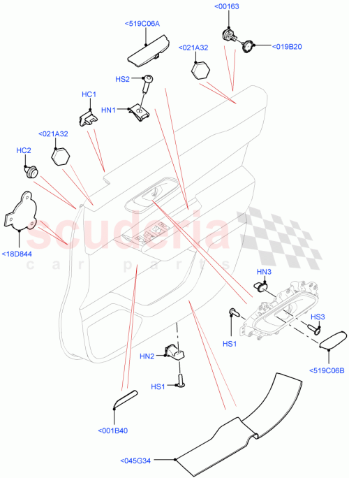 Part Diagram for Land Rover LR091665
