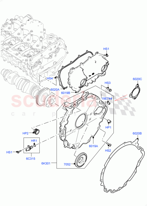 Part Diagram for Land Rover LR140519
