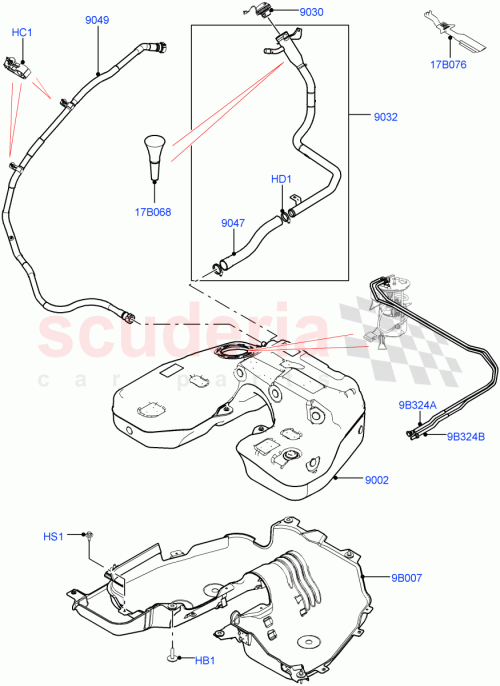 Part Diagram for Land Rover LR135943