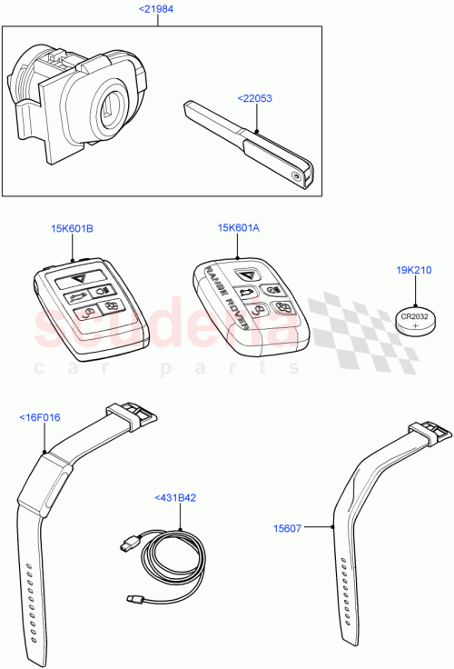 Part Diagram for Land Rover LR155046