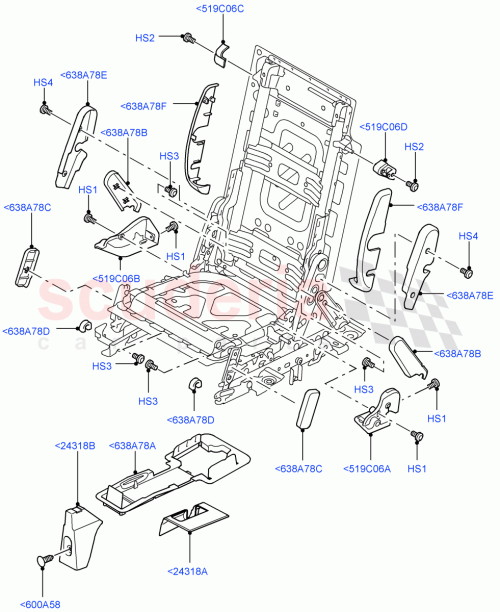 Part Diagram for Land Rover HYP500100