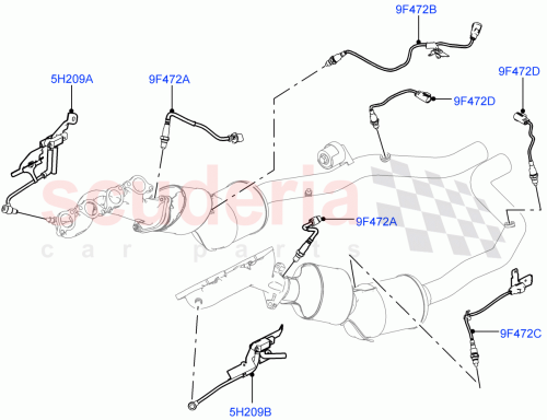 Part Diagram for Land Rover LR035750