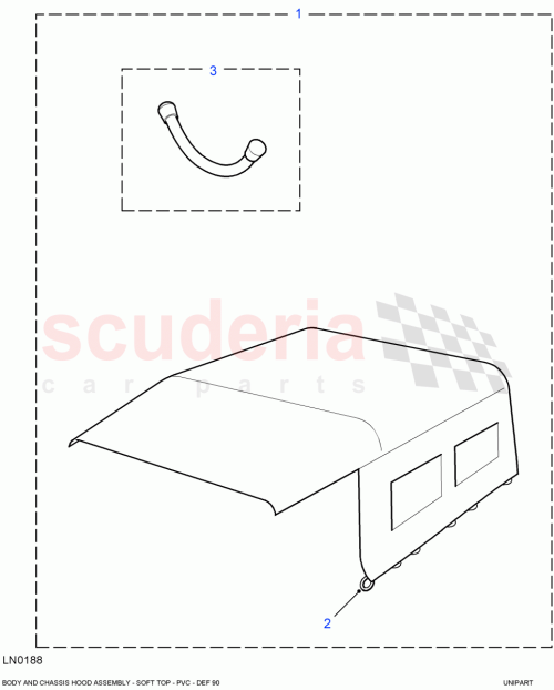 Part Diagram for Land Rover LR010184