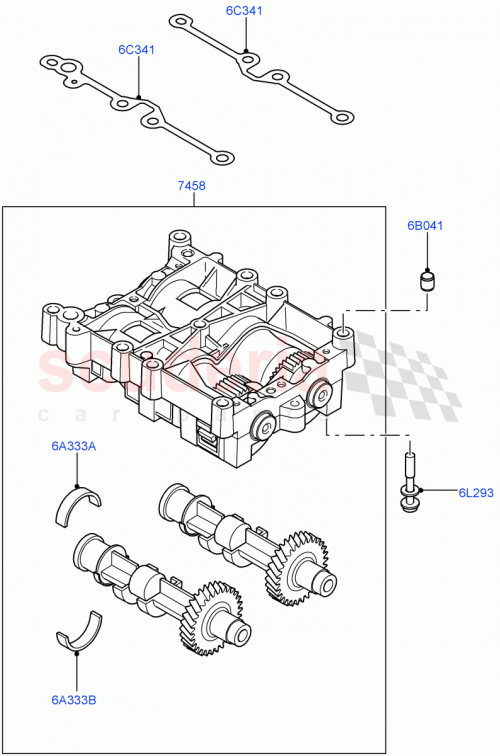 Part Diagram for Land Rover LR004277