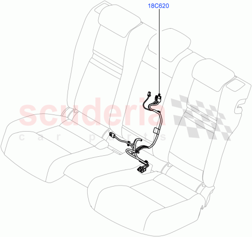 Part Diagram for Land Rover LR145588