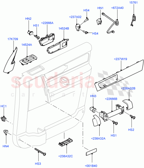 Part Diagram for Land Rover LR013517