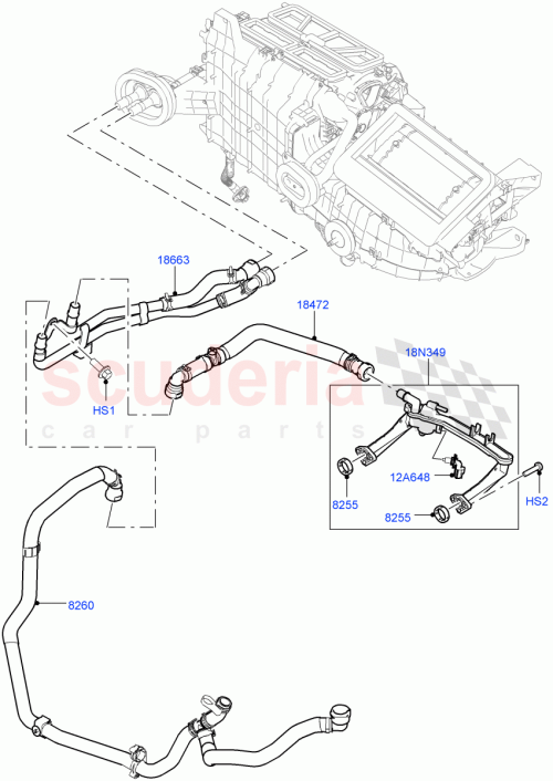 Part Diagram for Land Rover LR135629