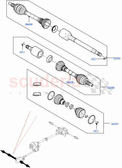 Part Diagram for Land Rover LR142288