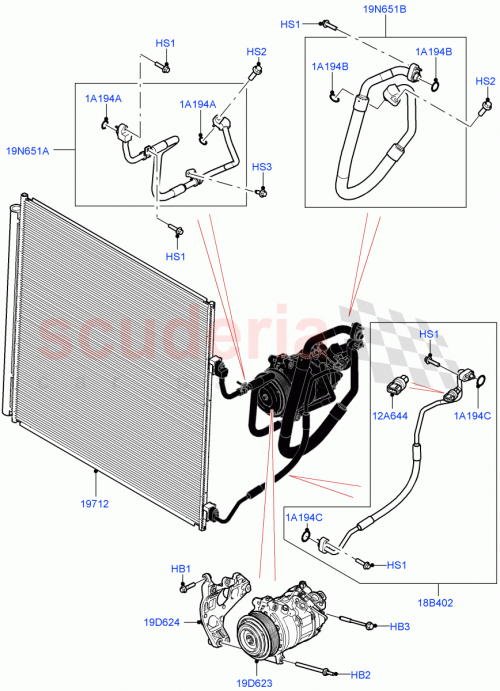 Part Diagram for Land Rover LR152171