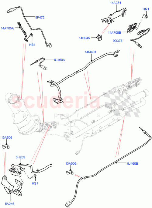Part Diagram for Land Rover LR083661