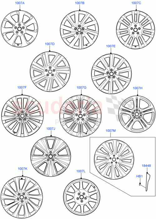 Part Diagram for Land Rover LR172487
