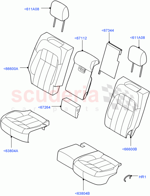 Part Diagram for Land Rover LR147708