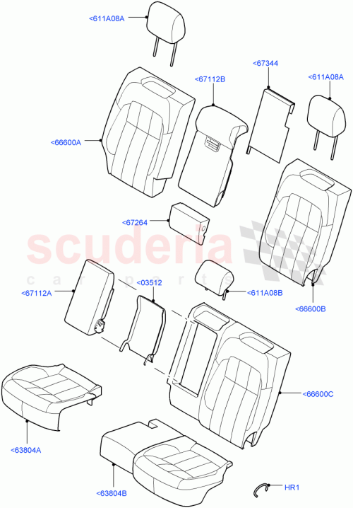 Part Diagram for Land Rover LR106540