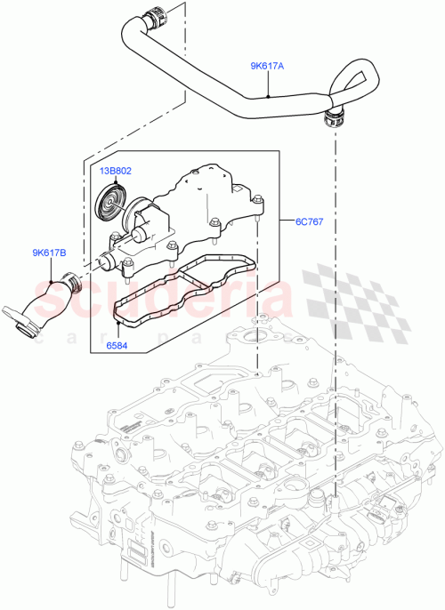 Part Diagram for Land Rover LR117297