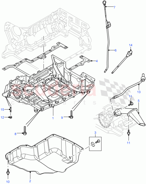 Part Diagram for Land Rover LR029925