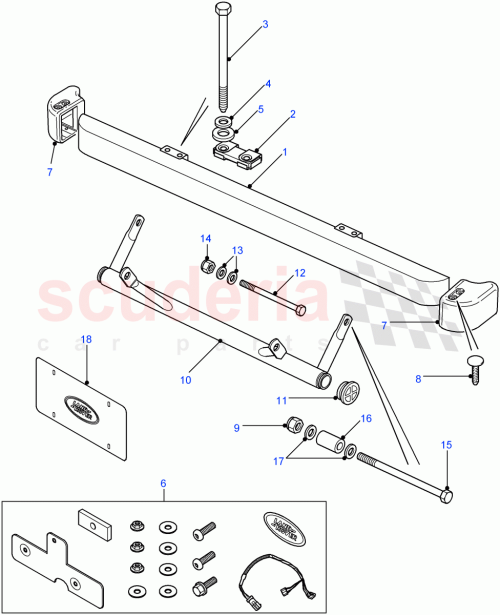 Part Diagram for Land Rover LR044352