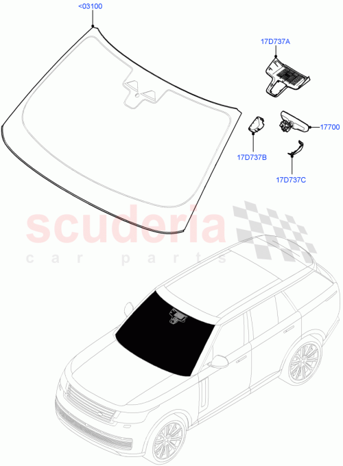Part Diagram for Land Rover LR164221