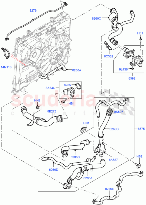 Part Diagram for Land Rover LR062094