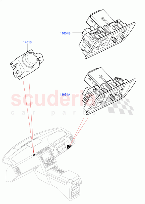 Part Diagram for Land Rover LR081345
