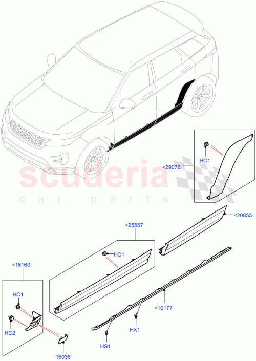 Part Diagram for Land Rover LR137455