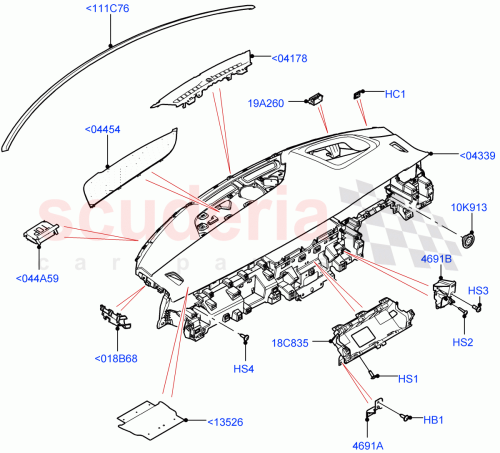 Part Diagram for Land Rover LR129270