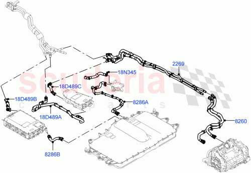 Part Diagram for Land Rover LR135344